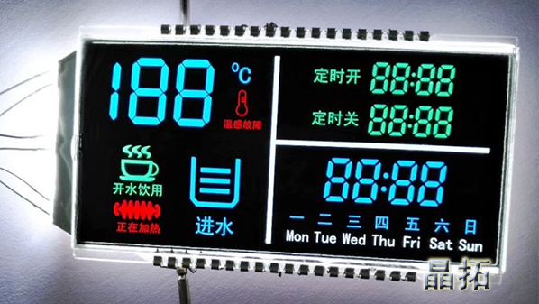 段碼液晶屏可以做成多彩的嗎，幾種顏色？